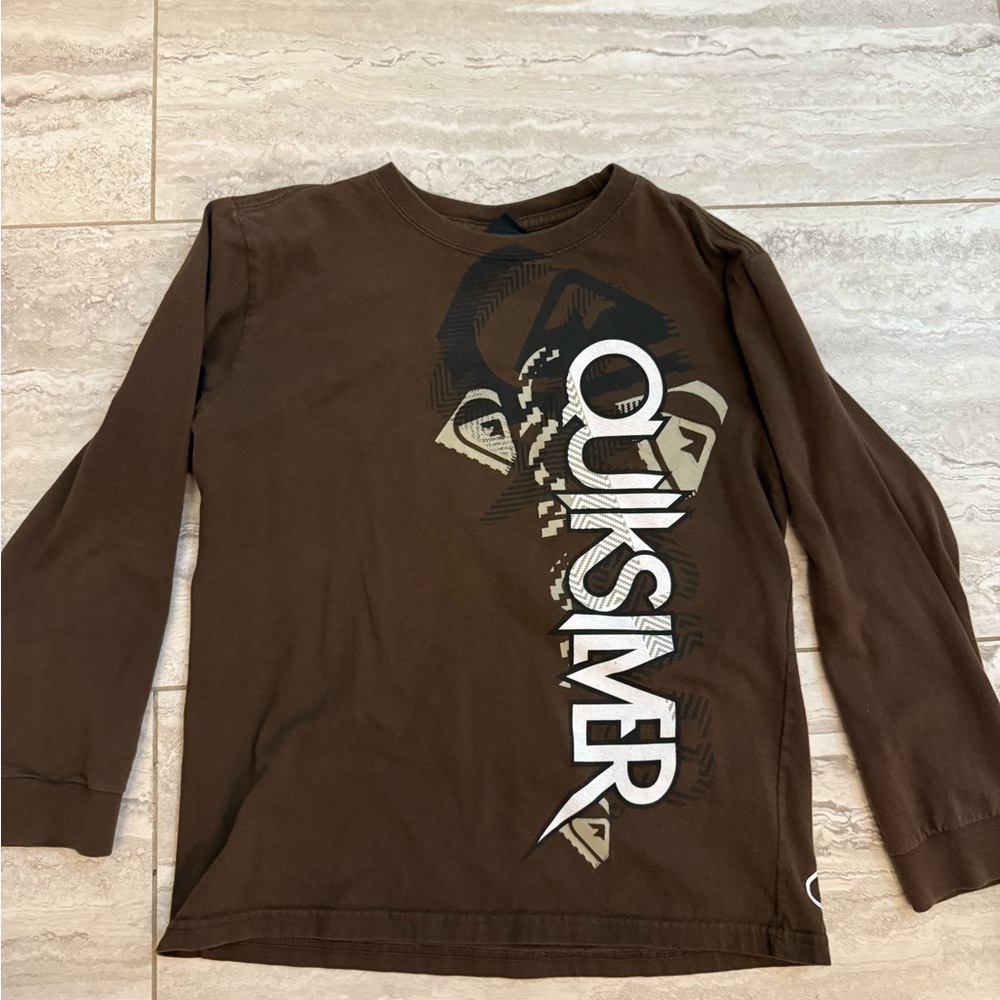 Quiksilver Kids Brown Long Sleeve Tee